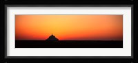 Sunset at Mont Saint Michel Normandy France Fine Art Print