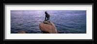 Little Mermaid Statue on Waterfront Copenhagen Denmark Fine Art Print