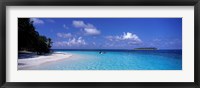 Tropical Beach Ihru Maldives Fine Art Print