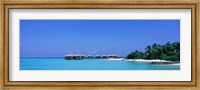 Beach Cabanas, Baros, Maldives Fine Art Print