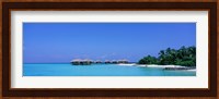 Beach Cabanas, Baros, Maldives Fine Art Print