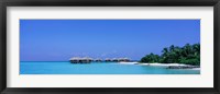 Beach Cabanas, Baros, Maldives Fine Art Print