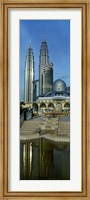 Mosque and Petronas Towers Kuala Lumpur Malaysia Fine Art Print