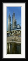 Mosque and Petronas Towers Kuala Lumpur Malaysia Fine Art Print