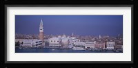 Aerial View Of A City Along A Canal, Venice, Italy Fine Art Print