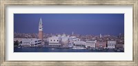 Aerial View Of A City Along A Canal, Venice, Italy Fine Art Print