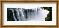 Waterfall in a forest, Victoria Falls, Zimbabwe, Africa Fine Art Print