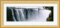 Waterfall in a forest, Victoria Falls, Zimbabwe, Africa Fine Art Print