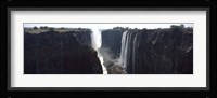 Waterfall, Victoria Falls, Zambezi River, Zimbabwe Fine Art Print
