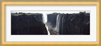 Waterfall, Victoria Falls, Zambezi River, Zimbabwe Fine Art Print