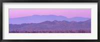 Desert At Sunrise, Anza Borrego California, USA Fine Art Print