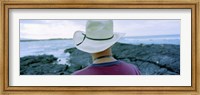 Man with Straw Hat Galapagos Islands Ecuador Fine Art Print