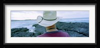 Man with Straw Hat Galapagos Islands Ecuador Fine Art Print