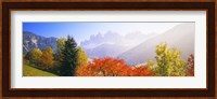 Dolomites Alps in spring, Italy Fine Art Print