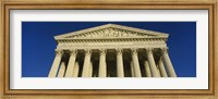 Low angle view of a government building, US Treasury Department, Washington DC, USA Fine Art Print