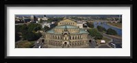 High Angle View Of An Opera House, Semper Opera House, Dresden, Germany Fine Art Print