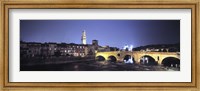 Ponte Pietra And Adige River, Verona, Italy Fine Art Print