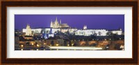 Hradcany Castle and Charles Bridge Prague Czech Republic Fine Art Print