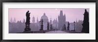 Charles Bridge And Spires Of Old Town, Prague, Czech Republic Fine Art Print