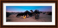 Bedouin Camp, Tunisia, Africa Fine Art Print