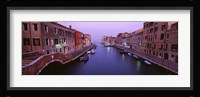 Buildings along a canal, Cannaregio Canal, Venice, Italy Fine Art Print