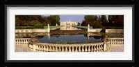 Canal in front of a building, Brenta Canal, Villa Pisani, Venice, Italy Fine Art Print