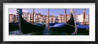 Close-Up of Gondolas, Grand Canal, Venice, Italy Fine Art Print