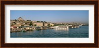 Buildings at the waterfront, Istanbul, Turkey Fine Art Print
