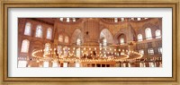 interior of Blue Mosque, Istanbul, Turkey Fine Art Print