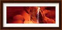Shaft of sunlight in a canyon, Antelope Canyon, Arizona, USA Fine Art Print