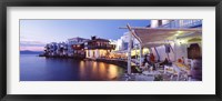 Waterfront View of Mykonos, Greece Fine Art Print