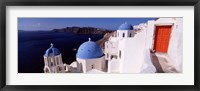 Church in a city, Santorini, Cyclades Islands, Greece Fine Art Print