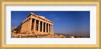 Ruins of a temple, Parthenon, Athens, Greece Fine Art Print