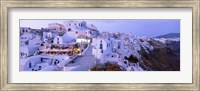 White washed buildings, Santorini, Greece Fine Art Print