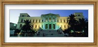 Low angle view of a building, Syros, Cyclades Islands, Greece Fine Art Print