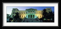 Low angle view of a building, Syros, Cyclades Islands, Greece Fine Art Print