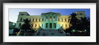 Low angle view of a building, Syros, Cyclades Islands, Greece Fine Art Print