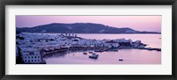 Buildings in a city, Mykonos, Cyclades Islands, Greece Fine Art Print