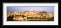 High angle view of buildings in a city, Acropolis, Athens, Greece Fine Art Print