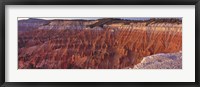 Aerial View Of Jagged Rock Formations, Cedar Breaks National Monument, Utah, USA Fine Art Print