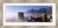 Cape Town and Table Mountain Through the Fog, South Africa Fine Art Print