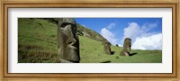 Stone Heads, Easter Islands, Chile Fine Art Print