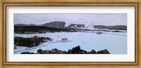 People In The Hot Spring, Blue Lagoon, Reykjavik, Iceland Fine Art Print