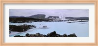 People In The Hot Spring, Blue Lagoon, Reykjavik, Iceland Fine Art Print