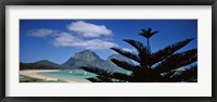 Panoramic View Of A Coastline, Lord Howe Island, Australia Fine Art Print