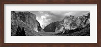 USA, California, Yosemite National Park, Low angle view of rock formations in a landscape Fine Art Print