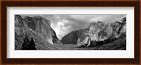 USA, California, Yosemite National Park, Low angle view of rock formations in a landscape Fine Art Print