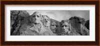 Mount Rushmore (Black And White) Fine Art Print