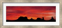 US, Utah, Monument Valley Tribal Park Fine Art Print