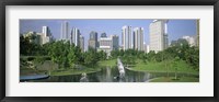 Park In The City, Petronas Twin Towers, Kuala Lumpur, Malaysia Fine Art Print
